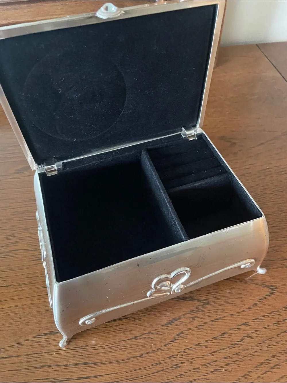 Things Remembered Silver-tone Decorative Jewelry Box
